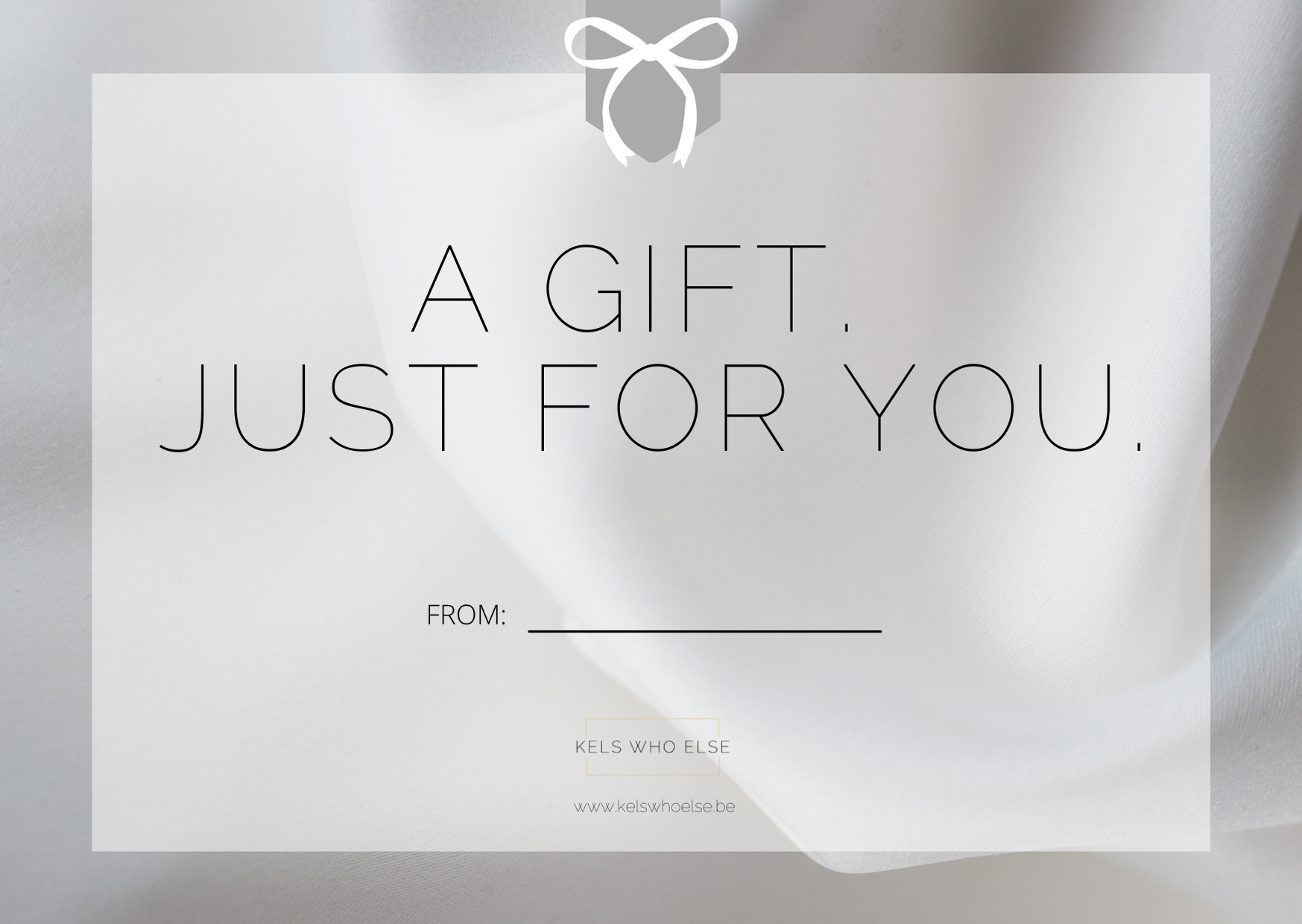 Gift card (online voucher)