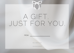 Gift card (online voucher)