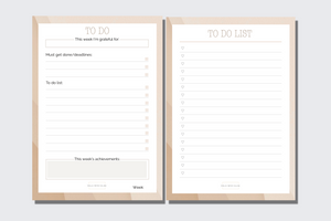 Notepad bundle - to do + simple to do