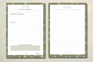 Notepad Christmas bundle - notes + to do