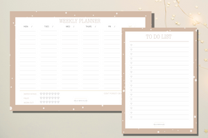 Notepad Christmas bundle - weekly + simple to do