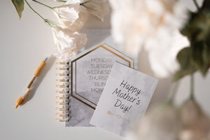 Golden Planner + Mother's Day post card