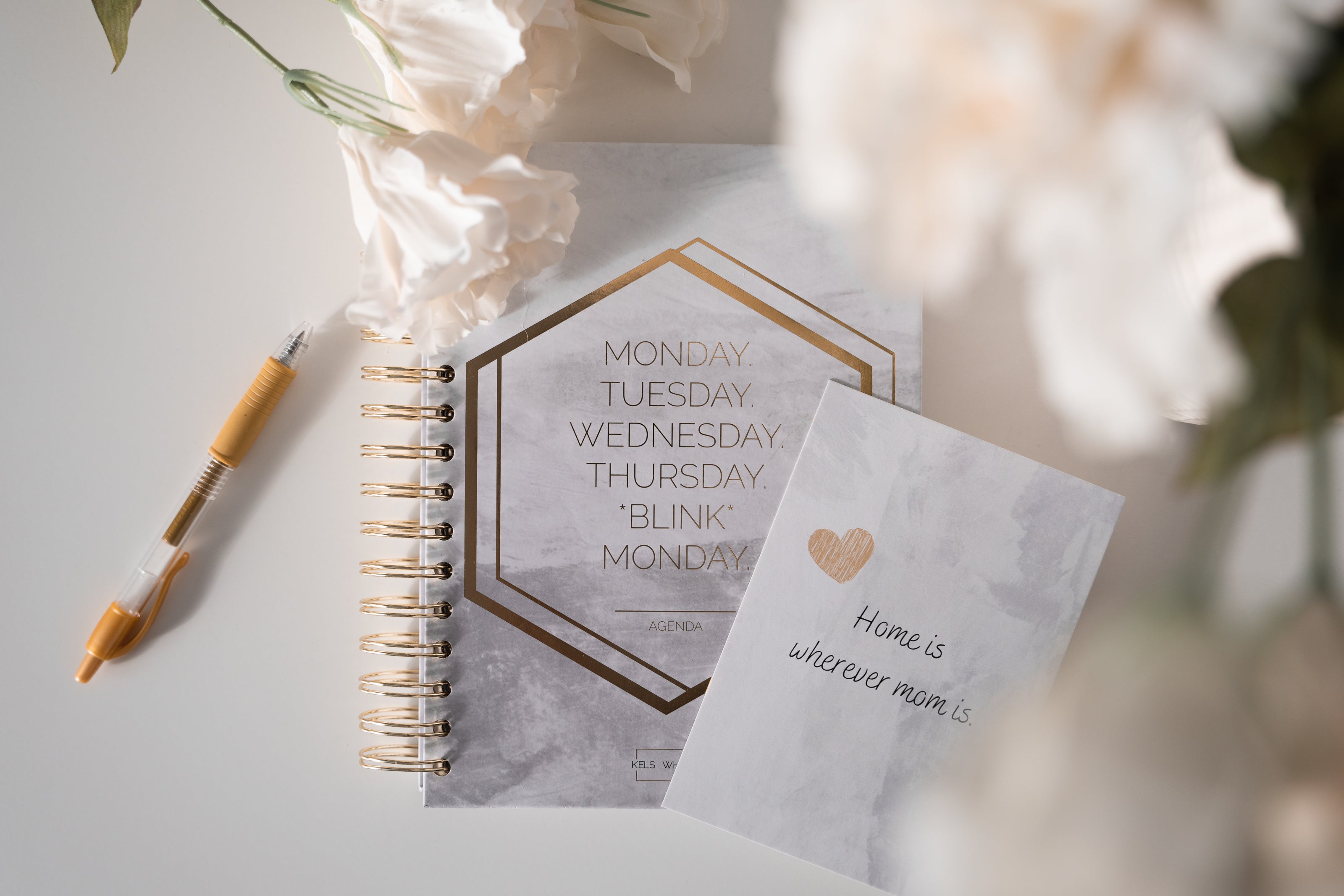 Golden Planner + Mother's Day post card