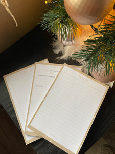 Notes notepad - christmas dots